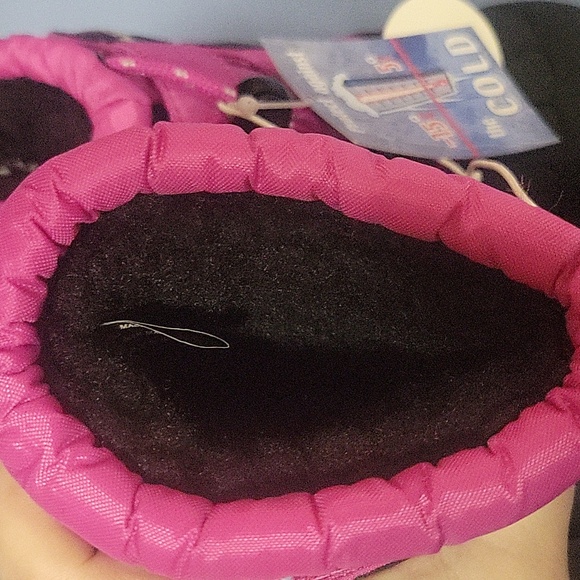 NWT Explorers little girls size 8 pink and black winter boots. - Picture 5 of 8